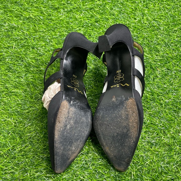 Nina Black Heels Size Women’s 8 - Picture 6 of 7